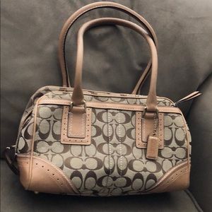 Vintage Coach Signature handbag